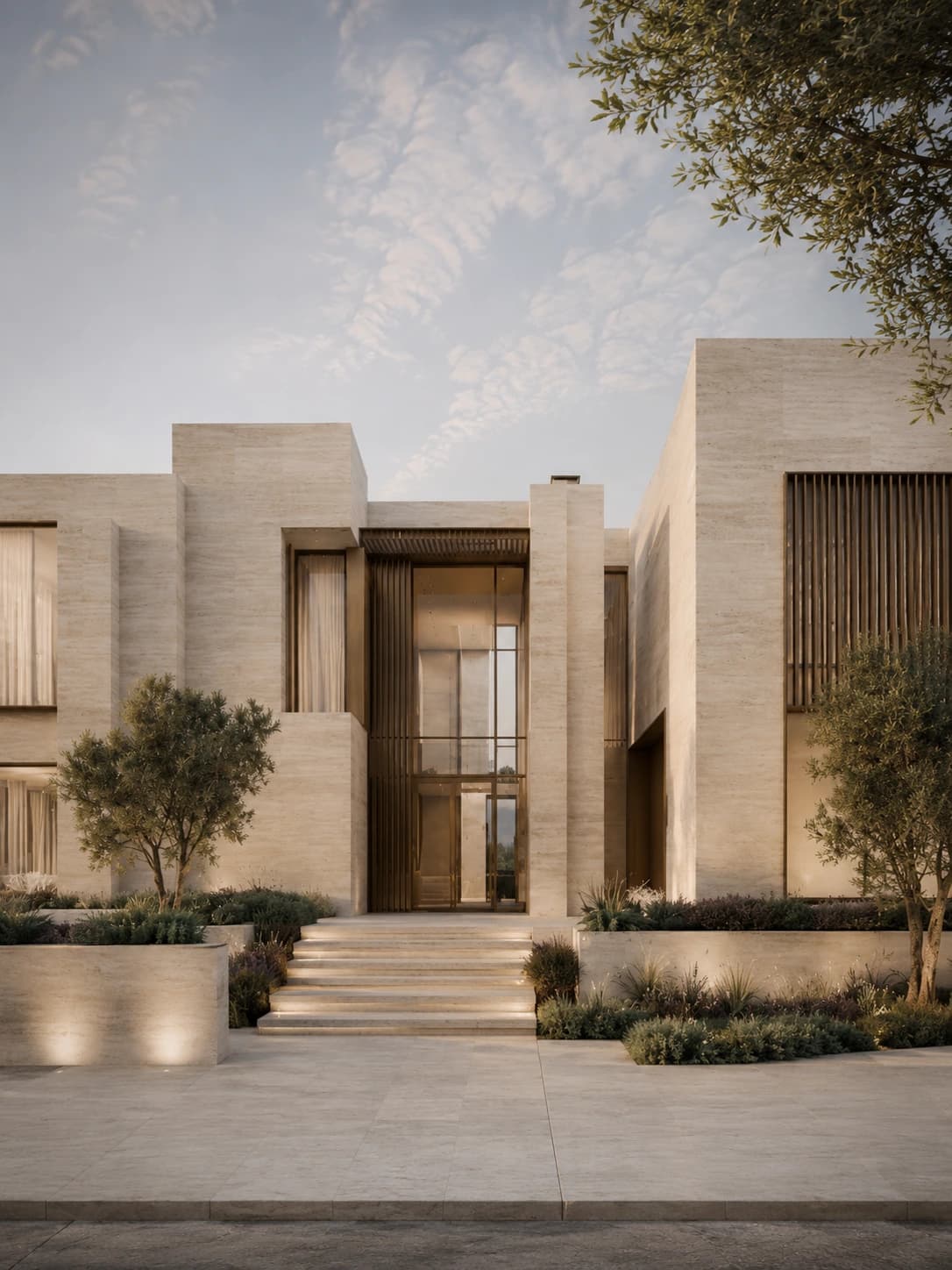 دراسة معمارية — تكوين كتلي